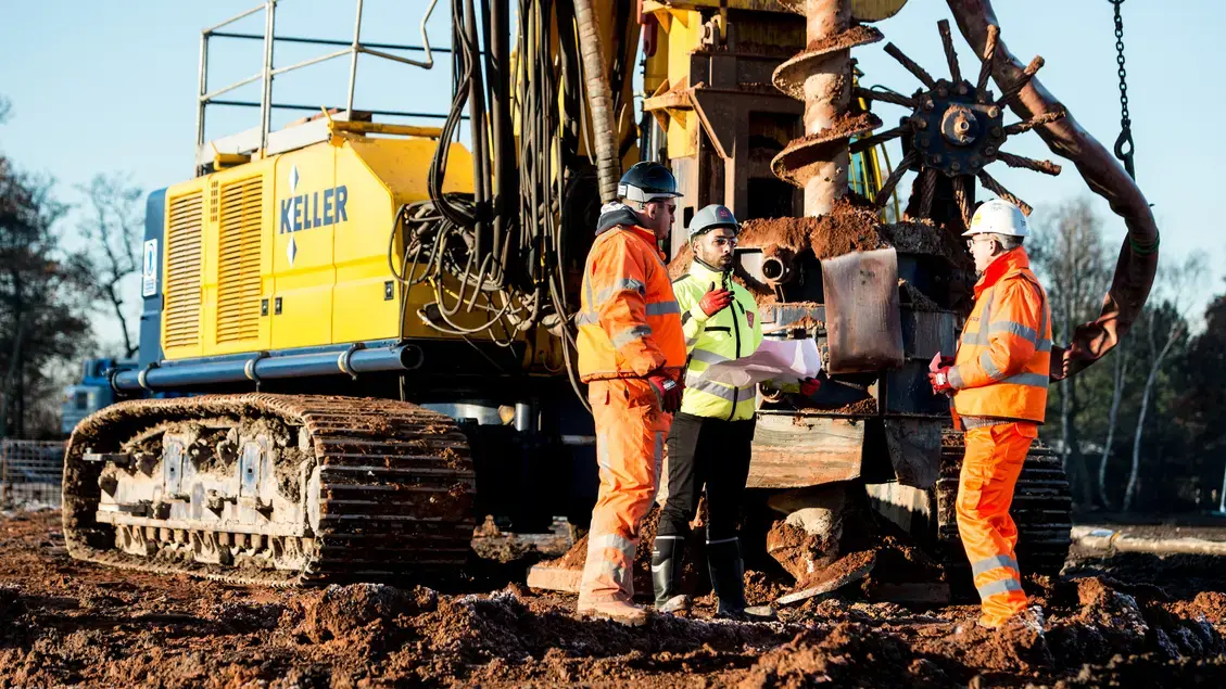 On site with a customer