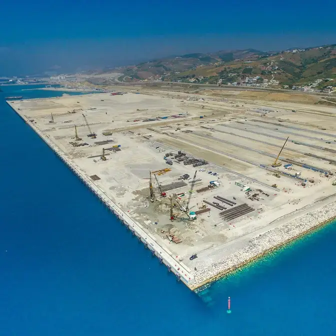 Infrastructure marché image - port de Tanger Med II