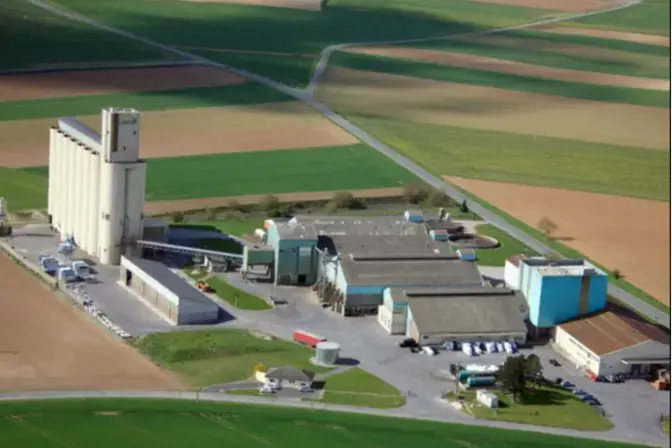 Usine de semence Avesnes vue aérienne