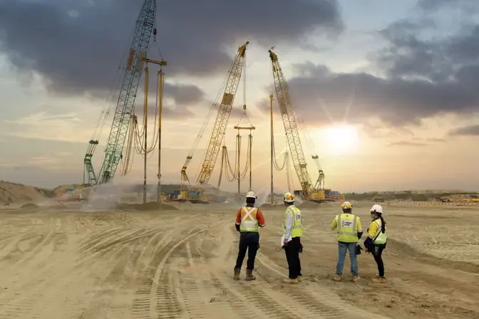 Keller employees on a site in ASEAN