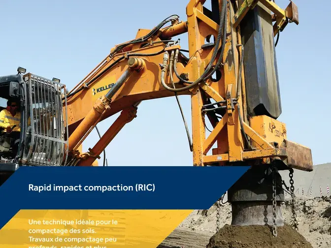 Vue sur la première page de couverture Brochure RIC