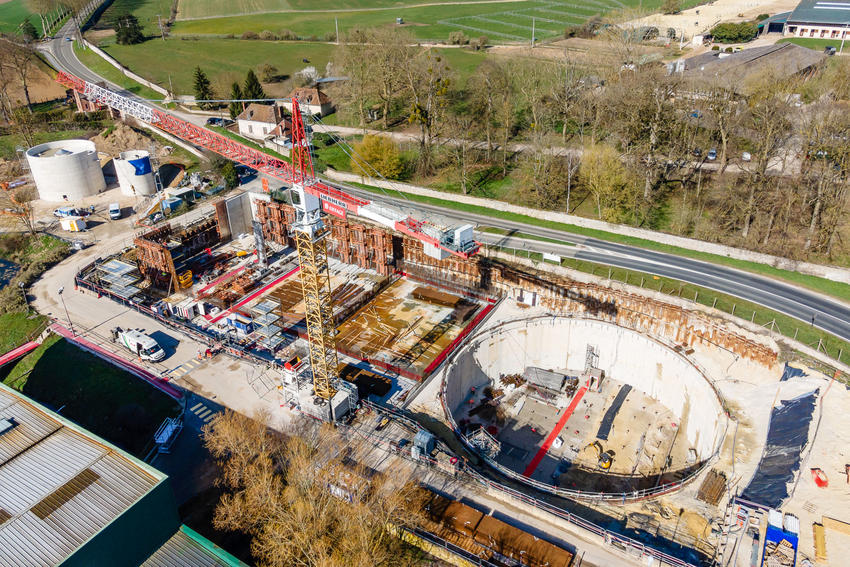 Vue du ciel : La nouvelle STEP de Rambouillet