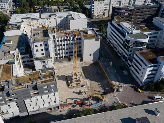 Vue de la fouille urbaine