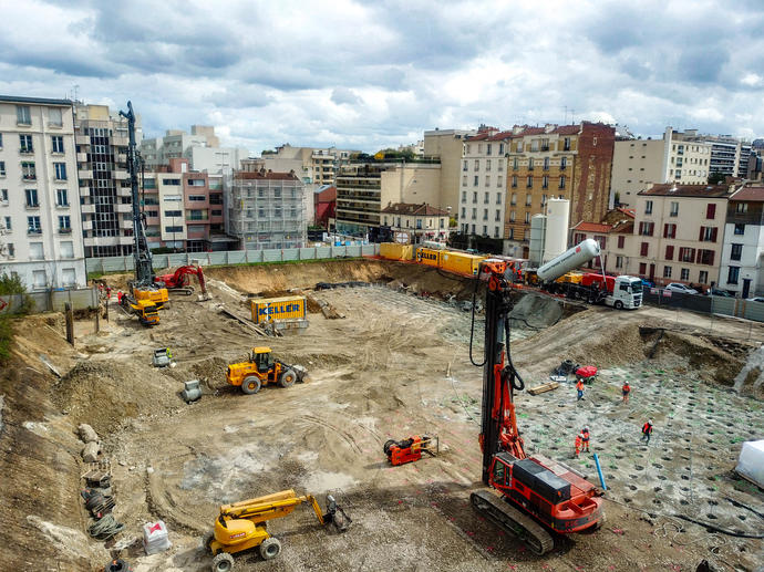 Ensemble Immobilier Boulogne-Billancourt vue aérienne