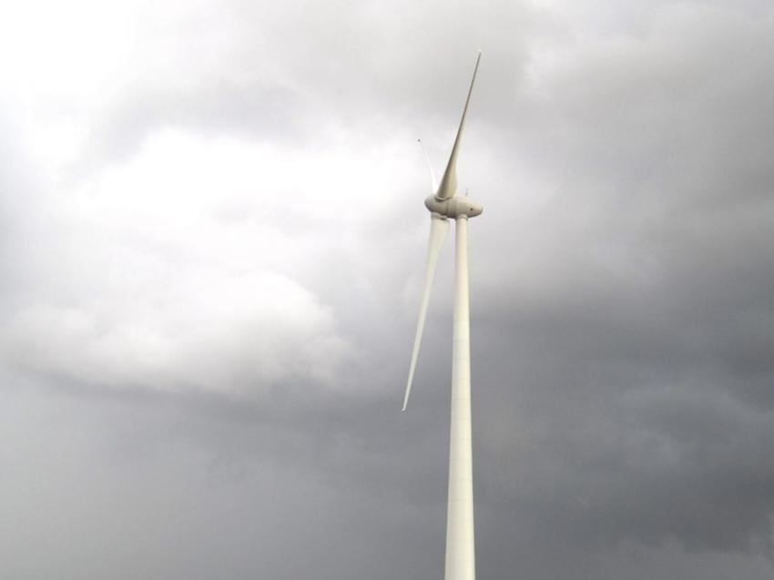 Vue sur éolien