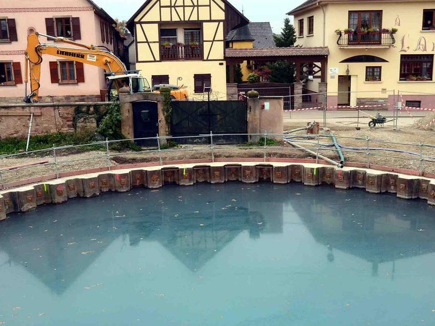Bassin enterré