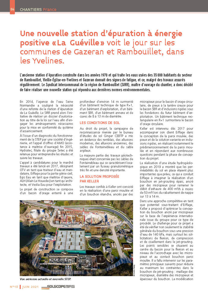 Vue de la première page de l'article Solscope Juin 2021