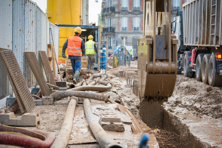 Kellermann, Primark paroi moulée travaux